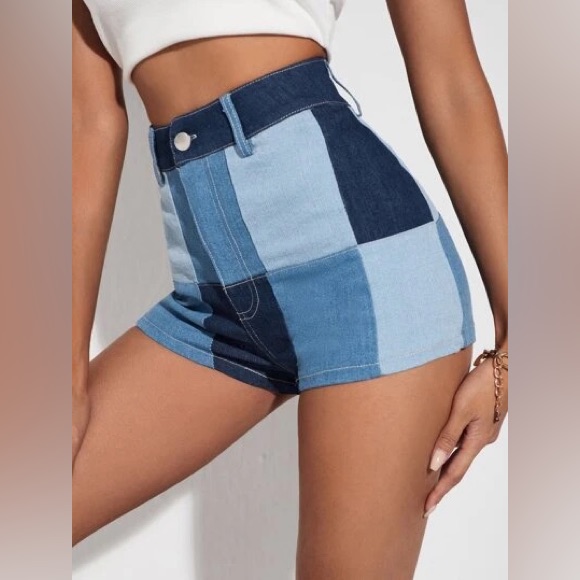 Shein | Patchwork Shorts